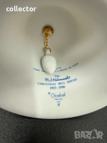Порцеланова камбанка Goebel Hummel. №8167 , снимка 4 - Колекции - 54564121