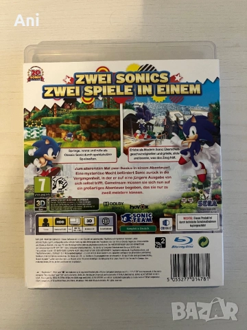 Sonic Generations PlayStation 3 Игра , снимка 2 - Игри за PlayStation - 54130762
