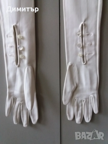 Дълги дамски ръкавици Empire made викториански стил, снимка 6 - Ръкавици - 54243153