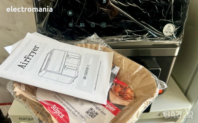 ЧИСТО НОВ!!! фритюрник с горещ въздух AirFryer 2200W HDZ033E-1 +подарък!!!, снимка 5 - Фритюрници - 54378458