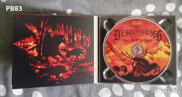 Destroyer 666 - Call of the Wild EP CD - Black Thrash Speed Metal , снимка 2 - CD дискове - 54659756