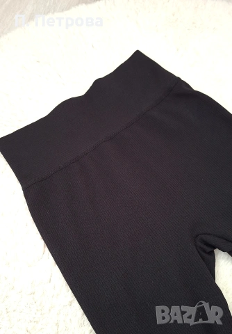 черен дамски рипсен дълъг клин с висока талия Terranova, снимка 2 - Клинове - 54167259