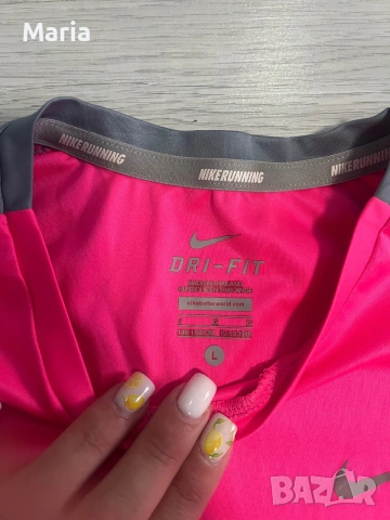 Оригинална спортна тениска Nike Dri-FIT Running – Детски размер L (12–13 г.), снимка 3 - Детски тениски и потници - 55149747