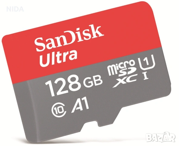 SanDisk Micro SD, 128GB, НОВА, снимка 2 - Карти памет - 54814019