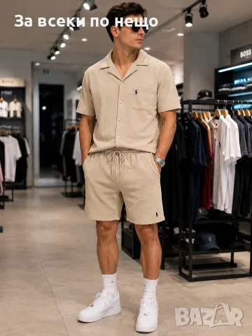 Polo Ralph Lauren Мъжки Летен Комплект👕🩳Мъжки Къс Екип - 2 Цвята Код A1789, снимка 2 - Спортни дрехи, екипи - 55648704