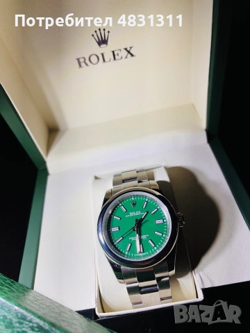 Rolex Oyster Perpetual 41mm Oystersteel Green