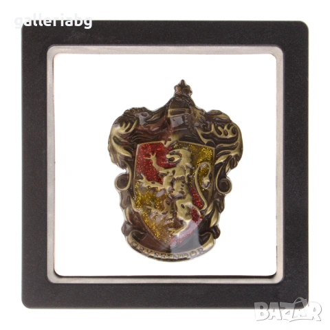 Метална значка Harry Potter – герб на дом, колекционерски pin badge в кутийка
