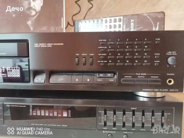 CD player Sony cdp-711, снимка 4 - Декове - 54752498