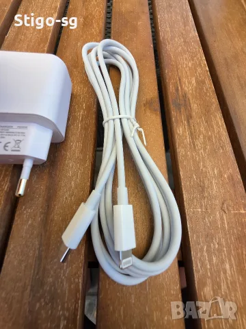 25W USB-C PD зарядно + USB-C към Lightning кабел – Нов комплект, снимка 3 - Аксесоари за Apple - 55511718
