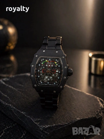 Richard Mille Нов Мъжки Часовник Кварцов Механизъм Различни Цветове , снимка 3 - Мъжки - 54430261