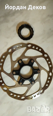 Продавам диск спирачен Shimano R64 160 mm, снимка 2 - Части за велосипеди - 55156802