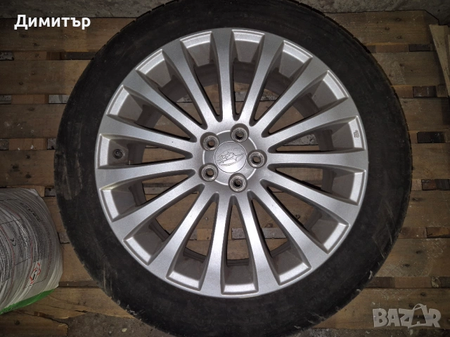 Джанти Субару 18 x 7.5 J / 5x100, снимка 4 - Гуми и джанти - 54253916