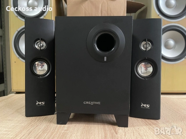 Creative 2.1 Speaker System + Subwoofer – Компютърни колони с мощен бас