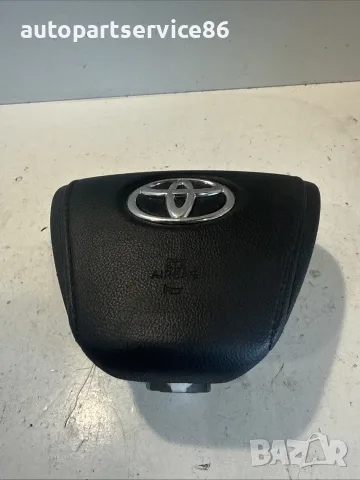 Модул на кормилна колона с клаксон черна кожа за Toyota Avensis (2016) 0589-P1-00183 OEM, снимка 2 - Части - 55570473