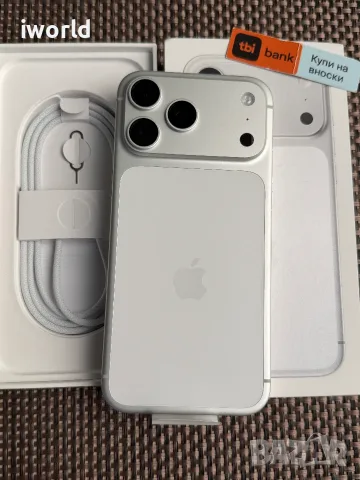НОВ❗️iPhone 17 Pro Max ⚠️Лизинг от 42€/мес ⚠️Silver ❗️ГАРАНЦИЯ 256Gb⚠️, снимка 5 - Apple iPhone - 55574125