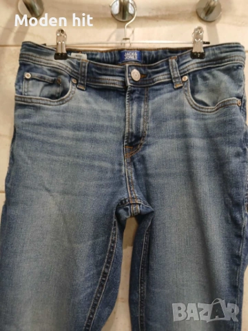 Jack & Jones размер 176 см./16 г. - дънки за тийнеджър/мъж, снимка 3 - Дънки - 54447567