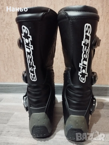 Мотокрос-Ендуро ботуши-Alpinestars-TECH-3!Номер-44.5!, снимка 4 - Мотоциклети и мототехника - 54370938