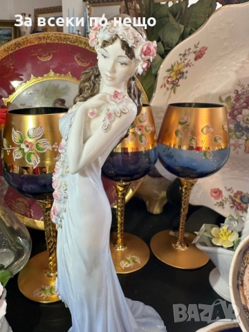 Coalport England 1991 limited edition number 4550/ 9500 “Sapphire” Код P2145, снимка 4 - Колекции - 54162230