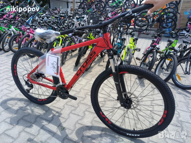 CROSS Велосипед 27.5" GRX 8 червен, снимка 5 - Велосипеди - 54645607