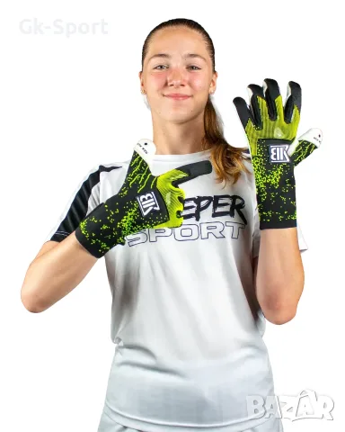 Вратарски ръкавици Bkeeper ATIK #26 Yellow размер 7,8, снимка 8 - Футбол - 55306320