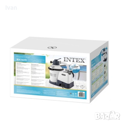 Пясъчна филтърна помпа Intex Krystal Clear SX925 3500л, снимка 4 - Басейни и аксесоари - 54012255