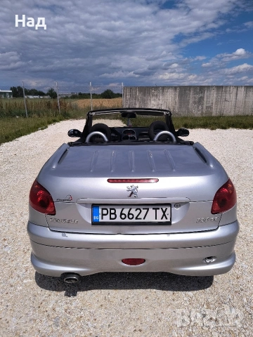 Peugeot 206CC 1.6 HDi, снимка 6 - Автомобили и джипове - 54894607