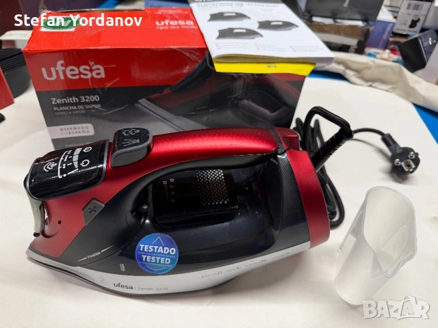 Парна ютия - Ufesa Zenith 3200, снимка 2 - Ютии - 54941031