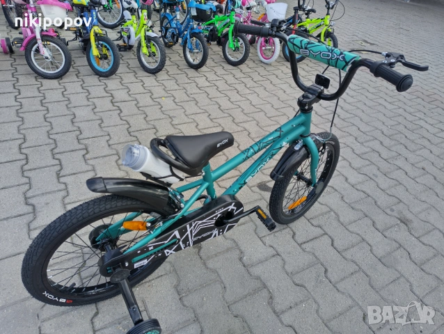 X Детски велосипед 18" PIXY зелен, снимка 4 - Велосипеди - 54395203