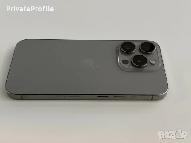 Перфектен! IPhone 15 Pro 128 Natural titanium , снимка 5 - Apple iPhone - 55511813
