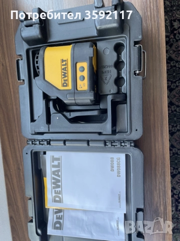 DeWalt - линеен лазарен нивелир, снимка 3 - Други инструменти - 55484847