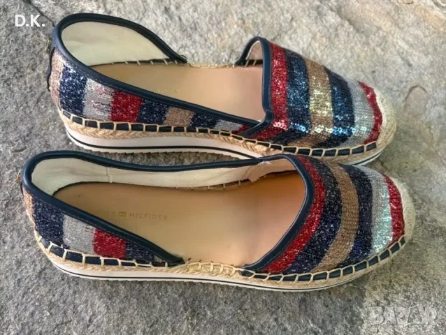 Оригинални дамски еспадрили Tommy Hilfiger. Без кутия. Размер 7 1/2.Стелка-24см.