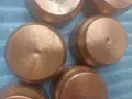 6 медни чашки с вътрешно калаено покритие, снимка 8