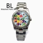 Автоматичен часовник 39mm Automatic Watch Jigsaw Puzzle Dial Sky Blue пъзел небесено син, снимка 2
