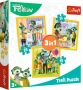 Пъзел Trefl 3 в 1 - Забавляваме се заедно, Семейство Трефлик, снимка 1