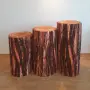 Комплект 3 бр цилиндри маси с калъфи, снимка 1