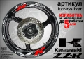Kawasaki ZZR кантове и надписи за джанти, снимка 8