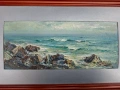 Стара Картина Вили Алеков Море, снимка 2