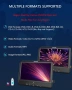 Нов Двоен портативен USB / SD / DVD плеър за кола WONNIE 10.5 инча – Два самостоятелни екранa ..., снимка 3