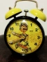 Стар анимиран будилник, настолен часовник, снимка 1