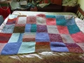 Нови хендмейд вълнени одеала Пачуърк, снимка 2