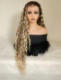Руса перука afro curls lace front 86см 13х4, снимка 3