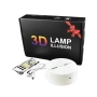 Детска нощна 3D LED лампа, Крилат еднорог, променящи се цветове, 20 см, снимка 2