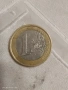 монета от 1 евро със дефект.... Франция 1999 г., снимка 1