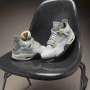 Nike air Jordan retro 4 photon dust vanilla pale 37.5, снимка 1