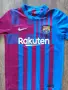 Nike FC Barcelona Stadium 2021/22 Home Junior- детска тениска р-р 137см - 147см, снимка 5