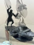 Стойка за вино и уиски поставка 3d арт изкуство декорация статуетка фигура, снимка 4
