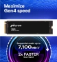  1000GB Micron 3500 Gen4 1TB PCIe NVMe SSD скрост четене/запис 7100 и 6900 mb/sec ДИСК disk laptop , снимка 1