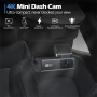 V69 4K Видеорегистратор за Автомобил с Предна и Задна Камера, WiFi, GPS и Нощно Виждане – Сив, снимка 3