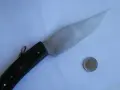 Сойка български голям 34 см. стар от рог джобен нож Габрово ножче, снимка 15