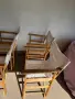 Градински сгъваеми дървени столове 5бр , снимка 8